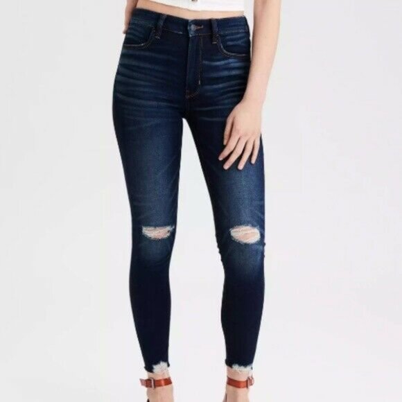 american eagle super hi rise jegging